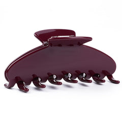 MAORULU front view of wine red clip showing chic design and strong hold