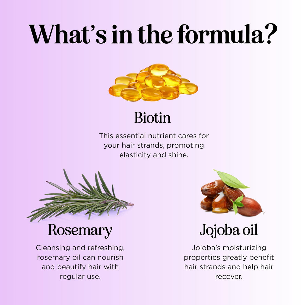 Maple Holistics ingredient label close-up showing clean formula benefits
