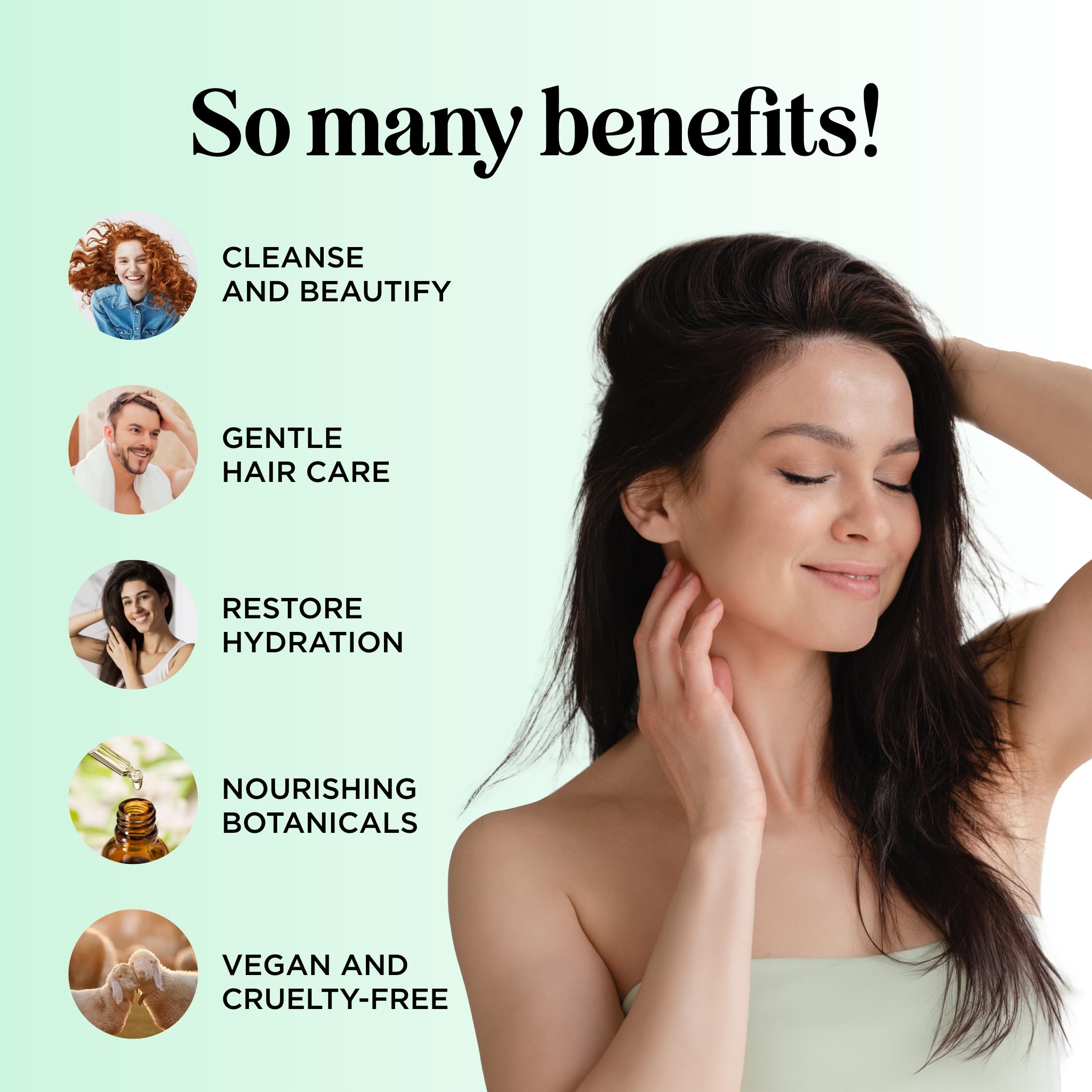 Maple Holistics bottle label close-up listing botanical ingredients and free-from claims