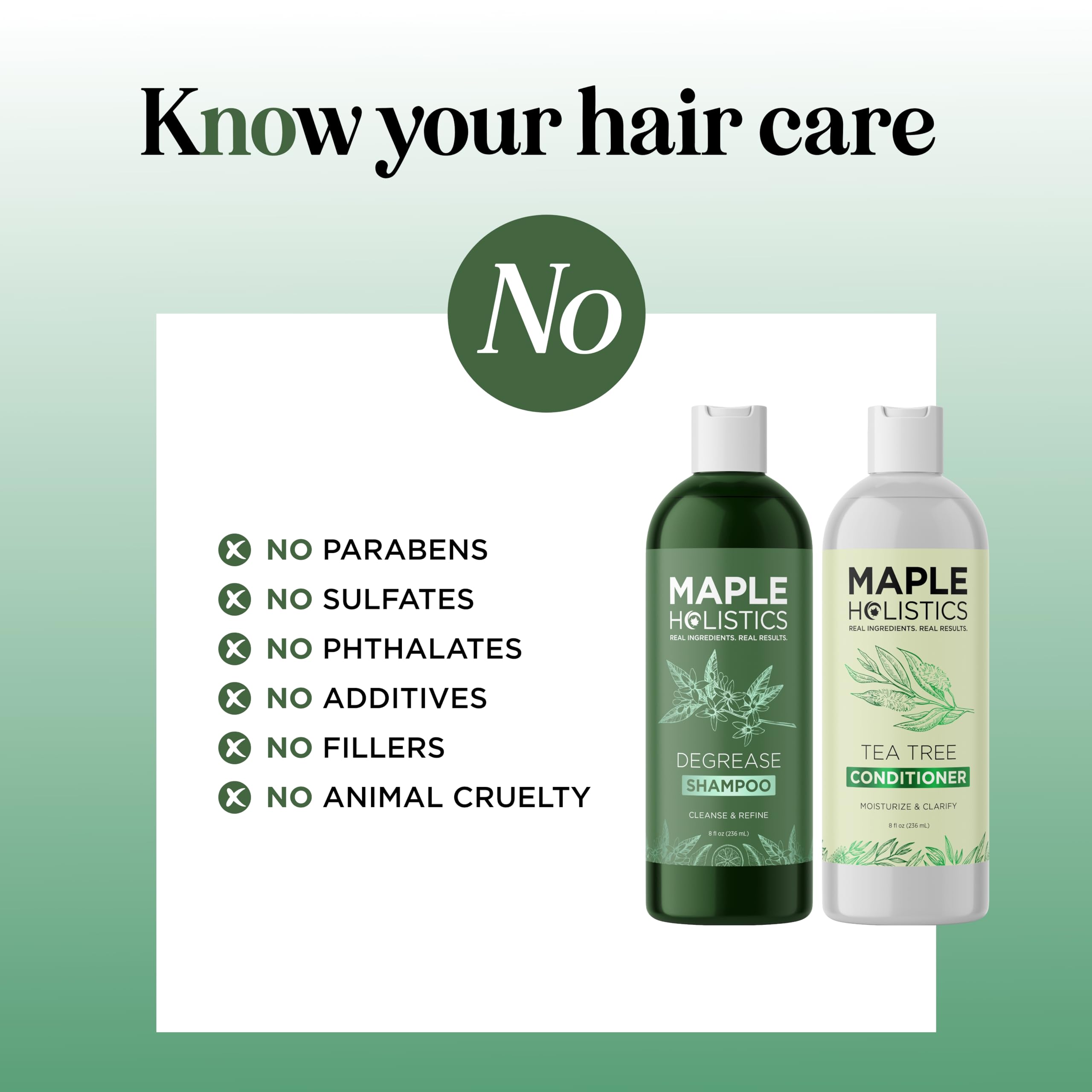 Maple Holistics conditioner cream showing lightweight hydration for smooth ends