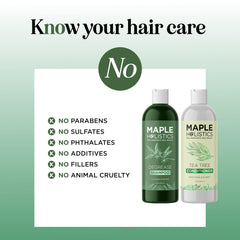 Maple Holistics conditioner cream showing lightweight hydration for smooth ends