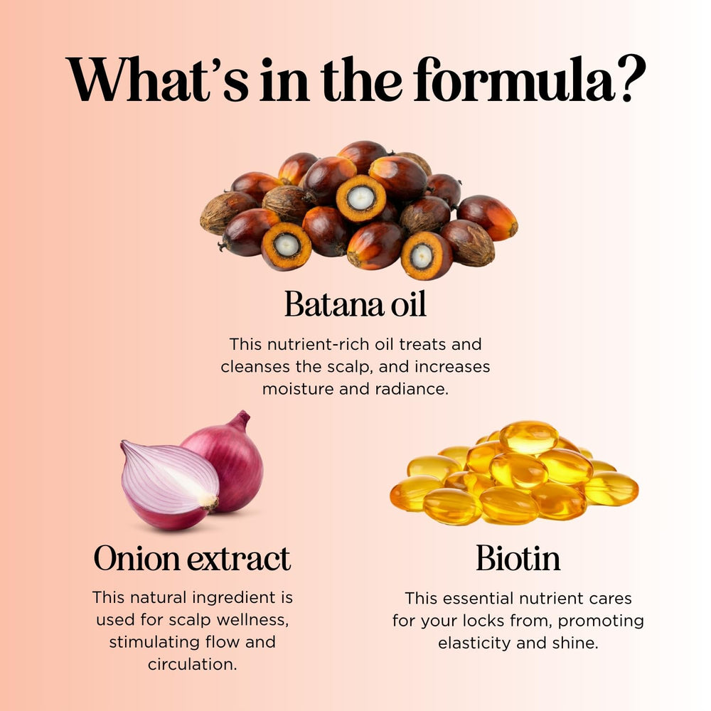 Maple Holistics rosemary and onion ingredient display supporting scalp clarity
