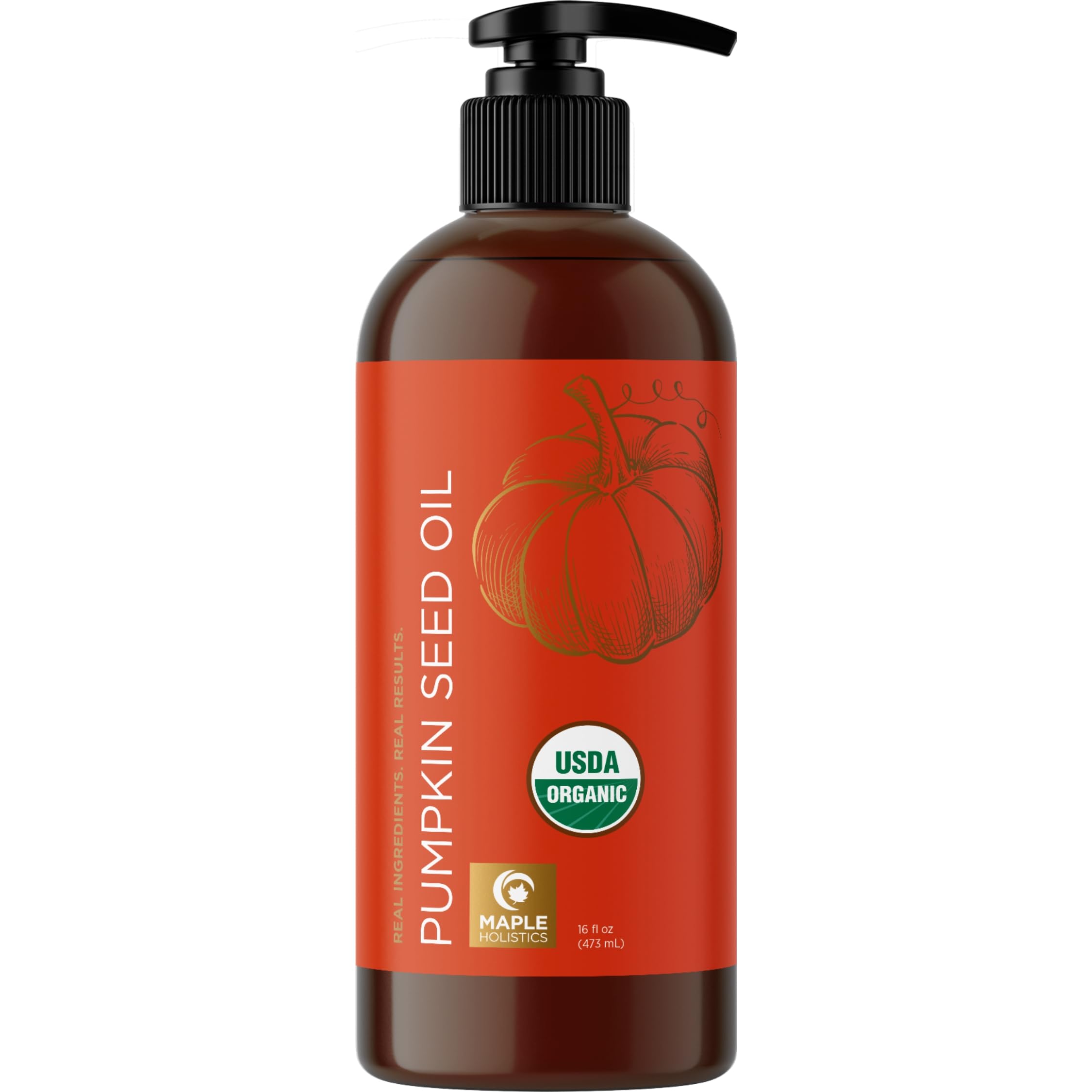 Maple Holistics pumpkin seed oil blended with essential oils for DIY