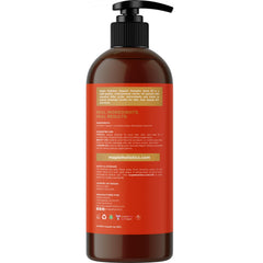 Maple Holistics hair treatment being applied to scalp adding hydration
