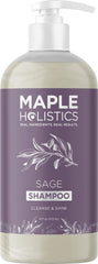 Maple Holistics front bottle showing product branding and clarifying benefit