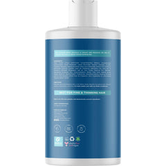 Maple Holistics shampoo texture close-up highlighting lightweight, non-greasy lather