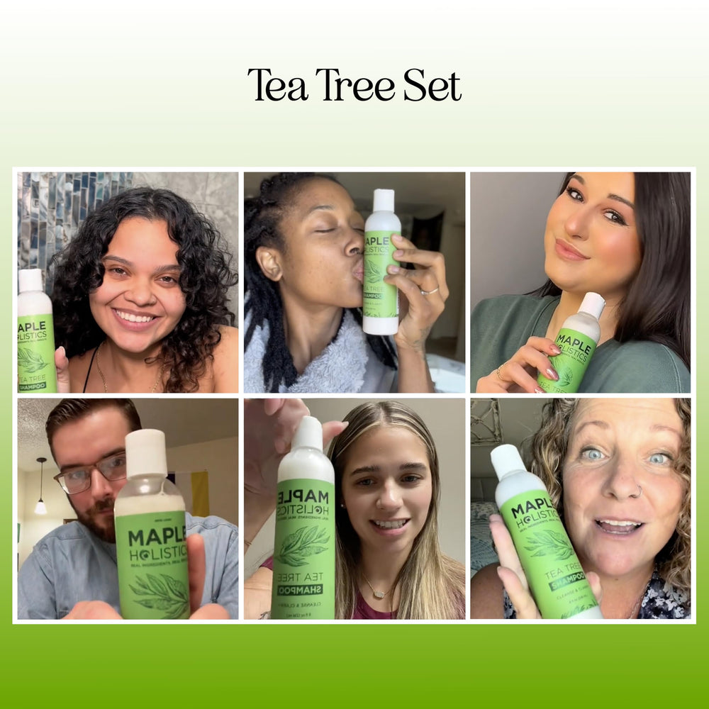 Maple Holistics shampoo texture creating lather to remove product buildup