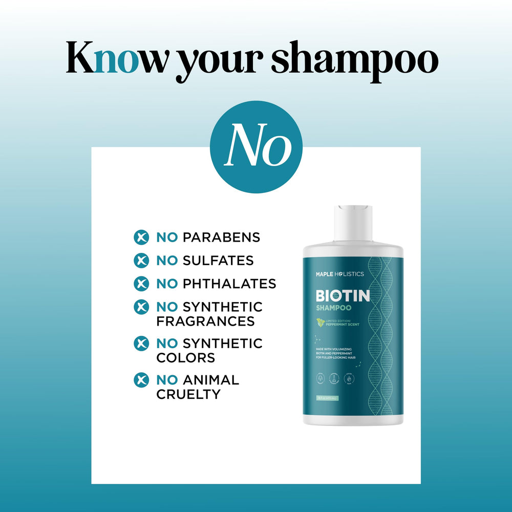 Maple Holistics shampoo foam texture showing gentle lather benefit