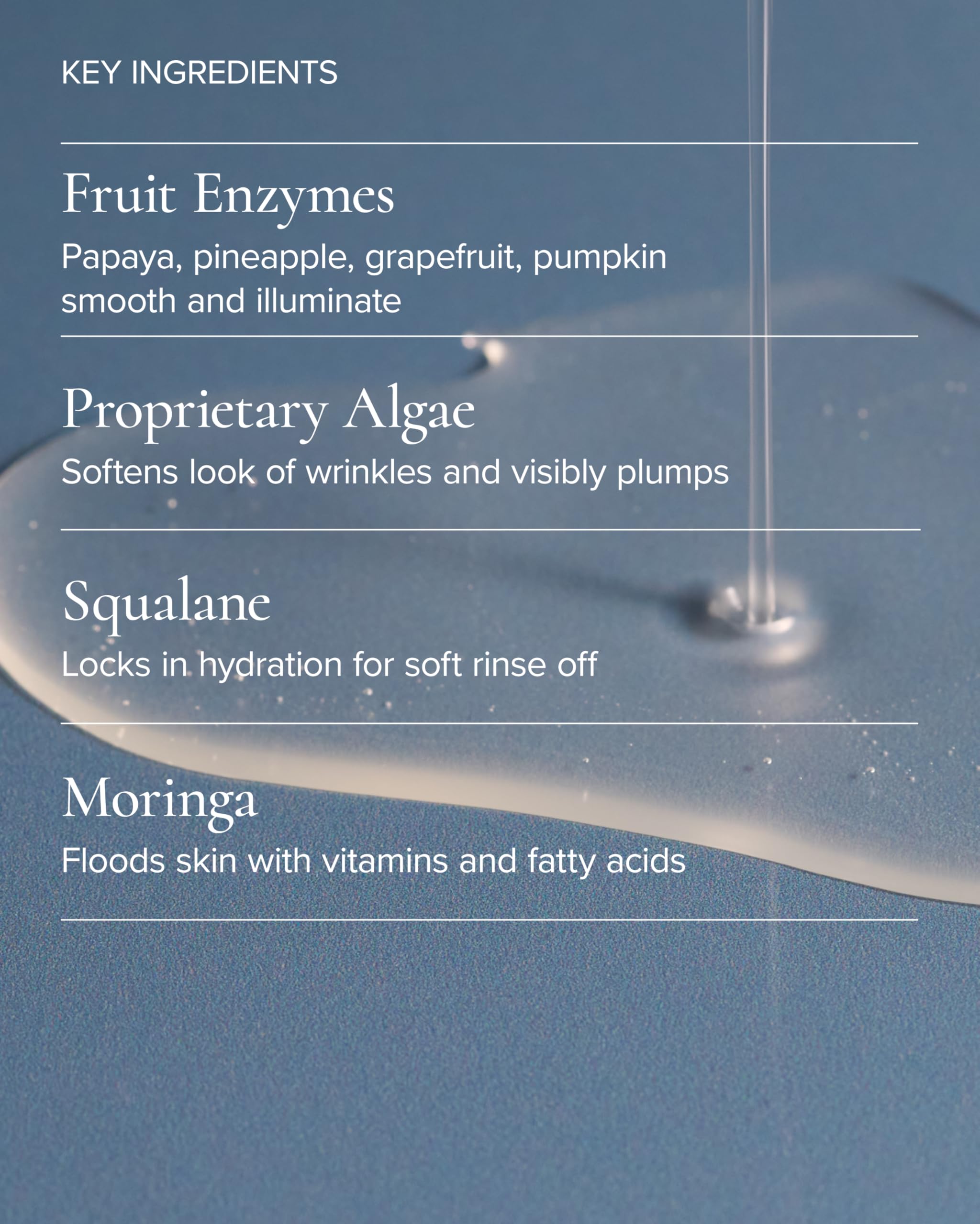 MARA cleanser in bathroom routine demonstrating effortless makeup removal