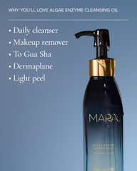 Marine algae beside product illustrating MARA marine-powered hydration