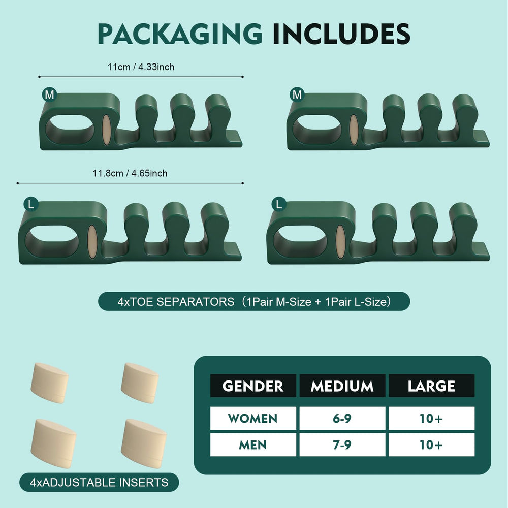 Marbe size comparison showing S/M and L inserts for correct fit benefit