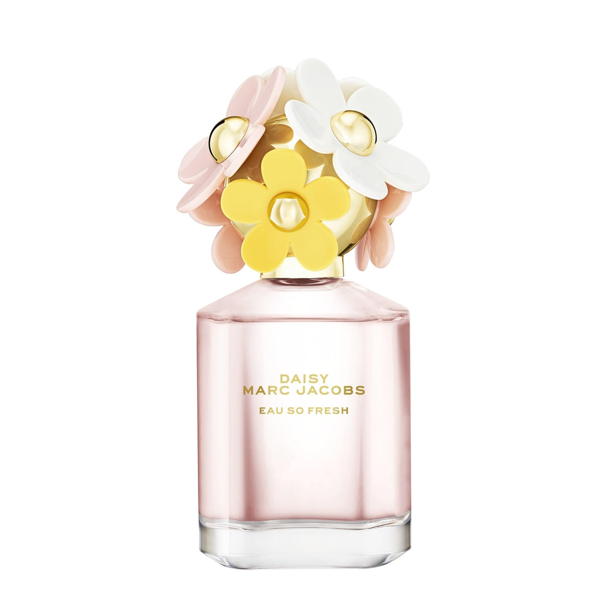 Marc Jacobs bottle front view showing playful floral design and everyday appeal