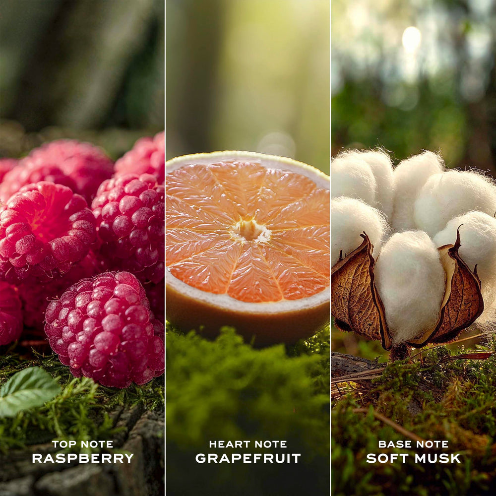 Marc Jacobs perfume outdoors on grass showing fresh daytime-wear appeal