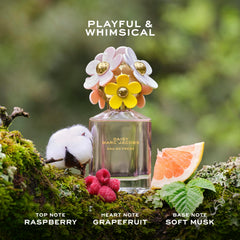 Marc Jacobs Daisy Love bottle profile conveying sweet gourmand appeal and compact size