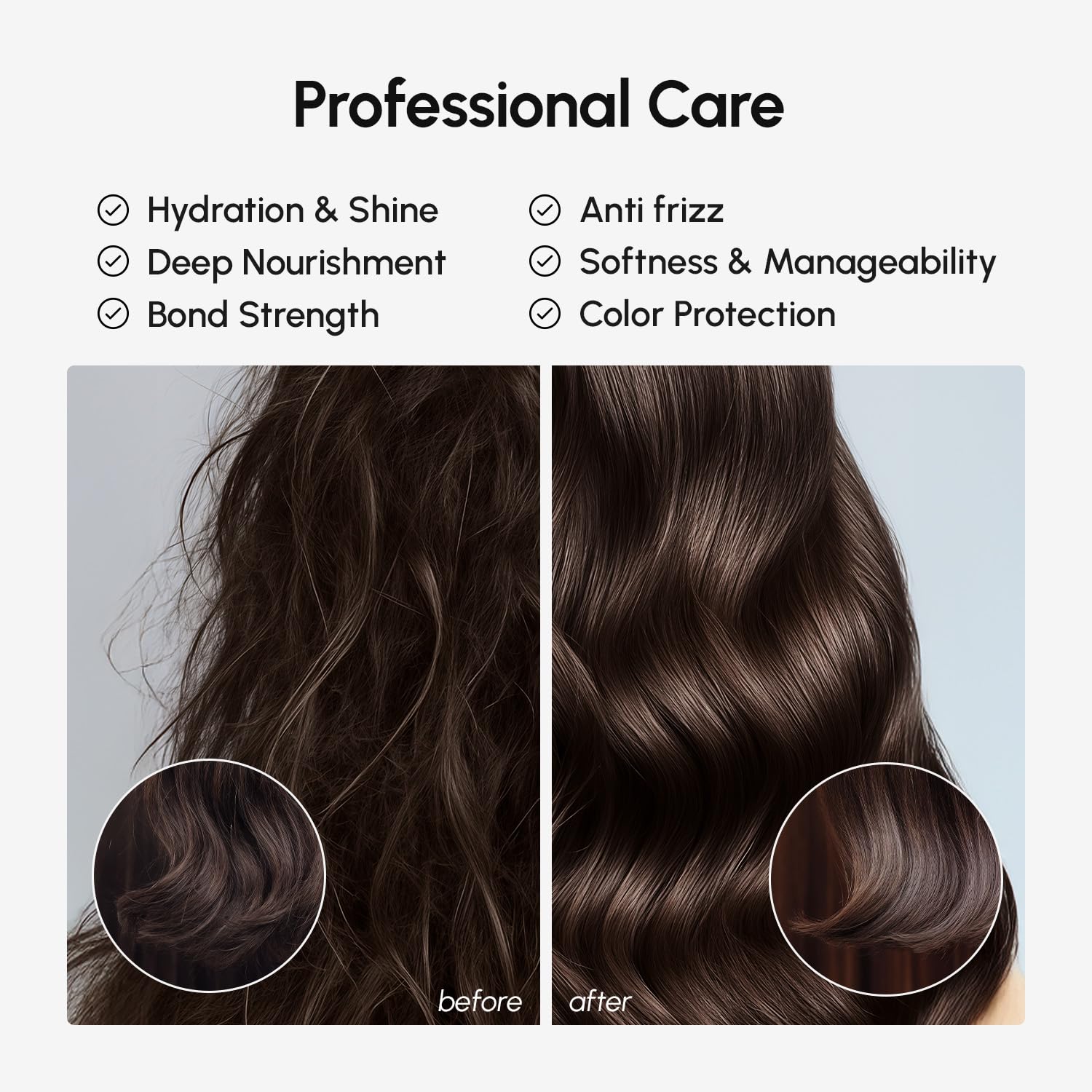 MAREE being applied to curly hair demonstrating improved manageability benefit