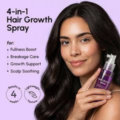 MAREE nozzle close-up spraying fine mist for fast-absorbing application benefit