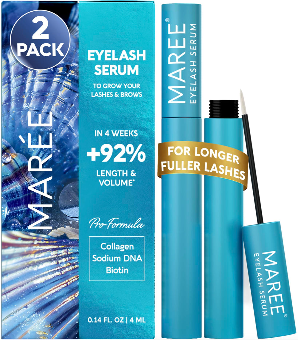 MAREE front packaging 2 pack showing dual bottles and branding benefits