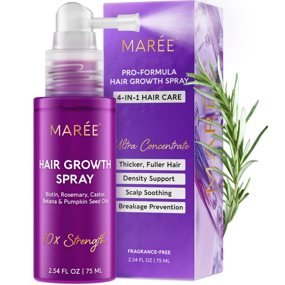 MAREE front bottle view showing sleek packaging and easy-grip design benefit