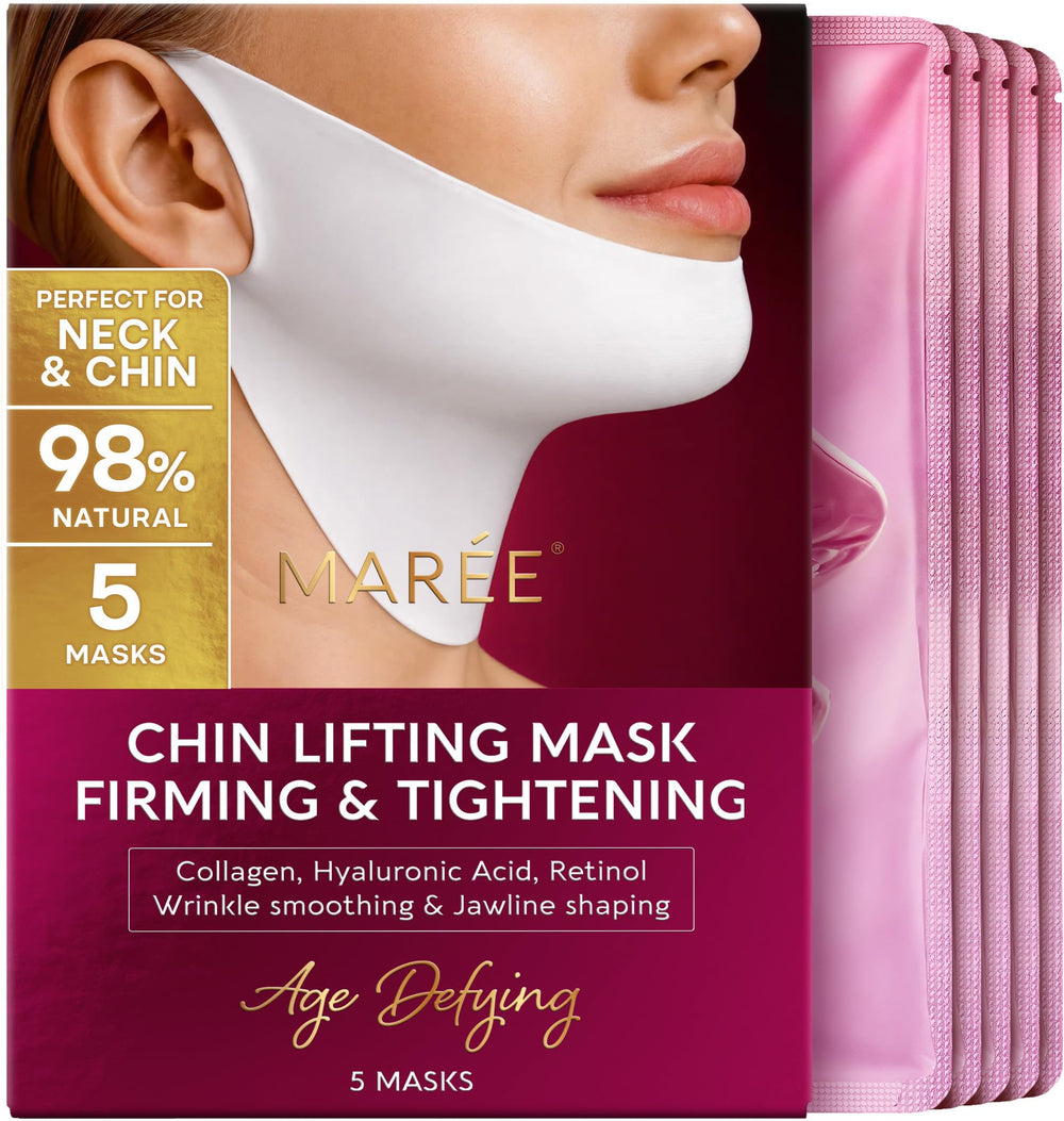 MAREE front packaging showing V Line Mask and benefits