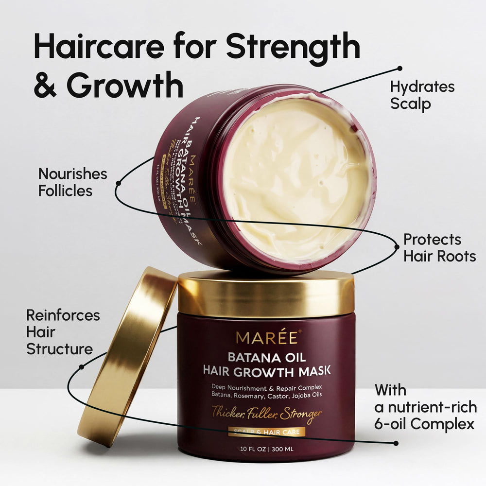 MAREE batana oil ingredient close-up highlighting nourishing properties