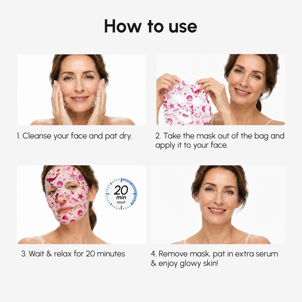 MAREE mask in a spa-style setting for at-home relaxation benefits
