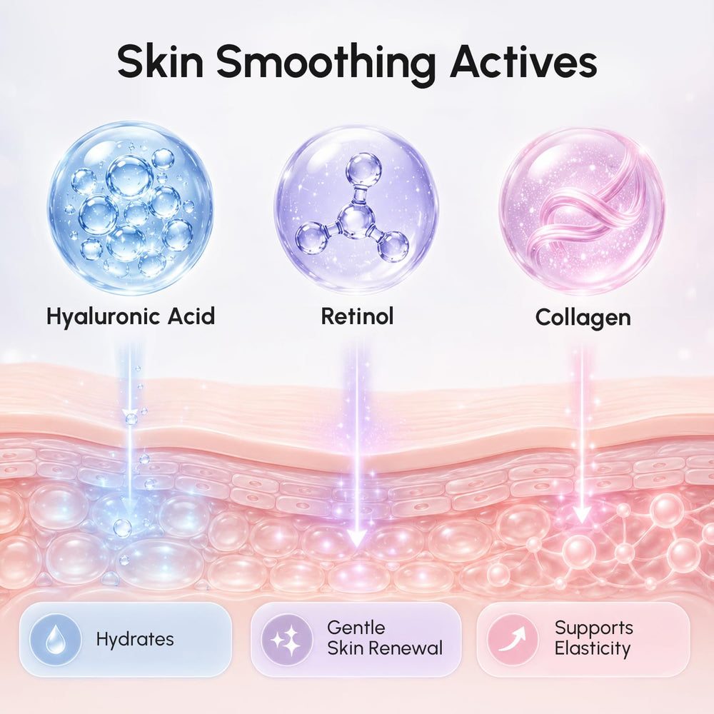 MAREE nighttime routine in bathroom illustrating soothing evening hydration