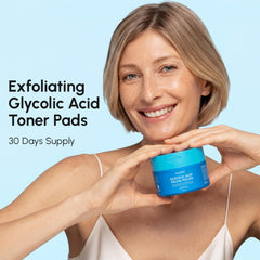 MAREE pad soaked in solution displaying active-rich formula