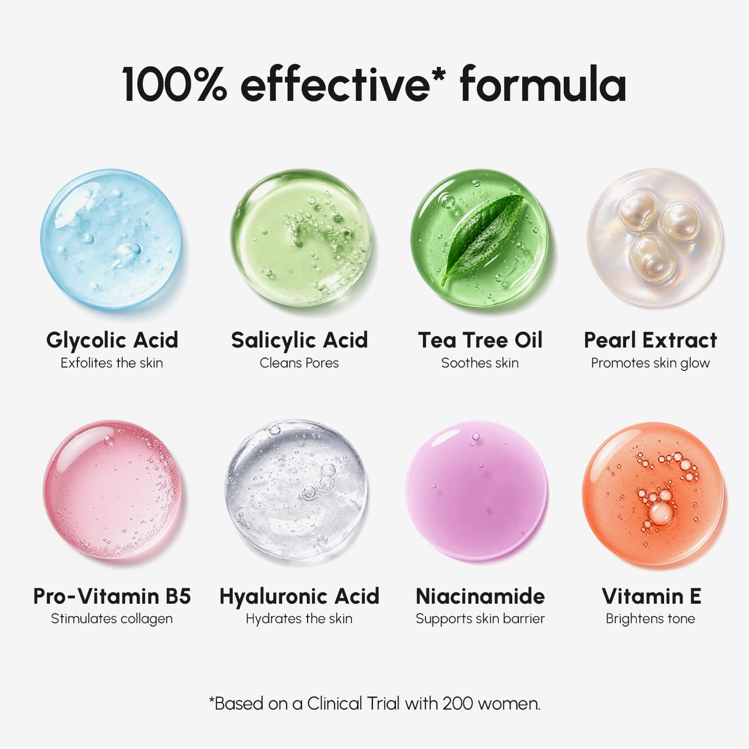 MAREE pads beside hyaluronic serum highlighting hydration support