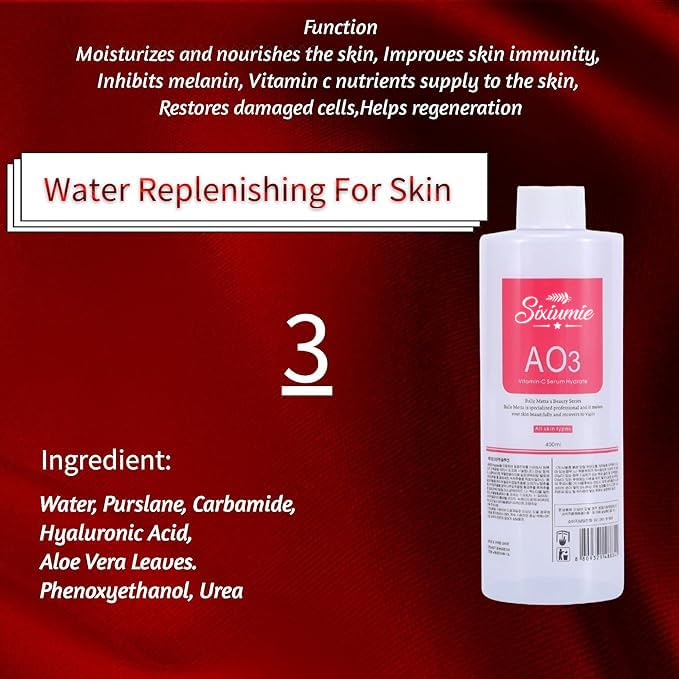 Marfort AO3 bottle detail displaying nutrient-rich cleaning solution benefit