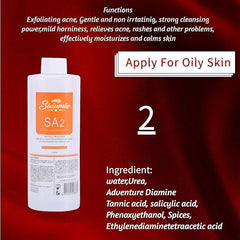 Marfort SA2 bottle close-up for sensitive skin showing gentle formulation