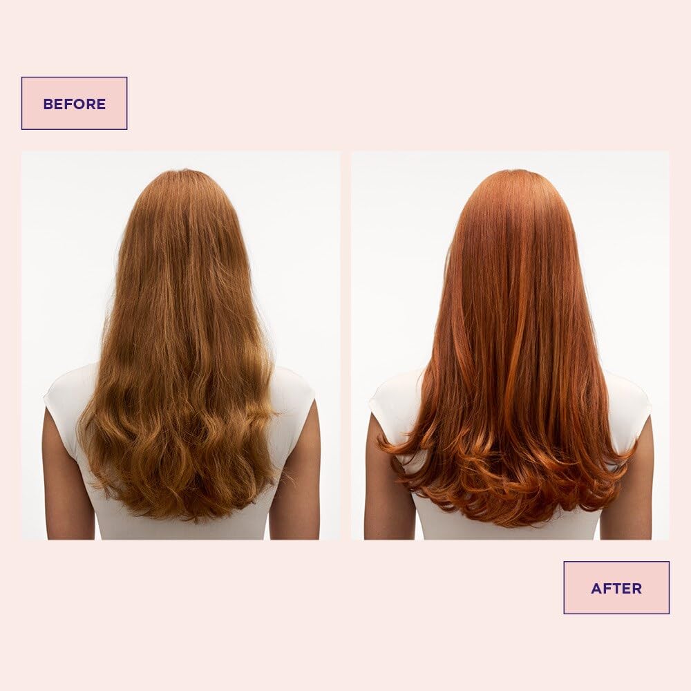Maria Nila before and after copper refresh showing restored vivid color benefit