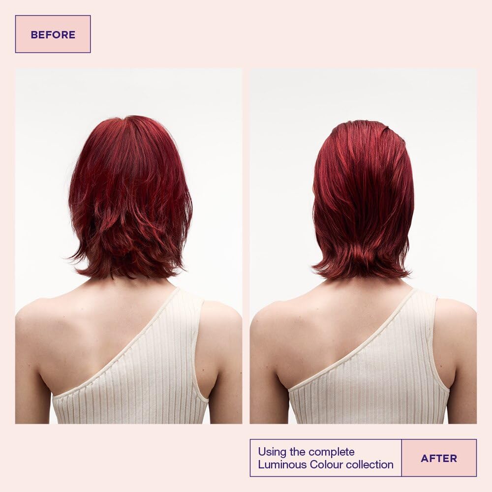 Maria Nila shampoo on colored hair demonstrating shine and color longevity