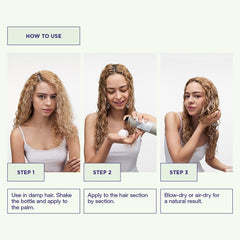 Maria Nila mousse foam texture close-up showing lightweight consistency for natural volume