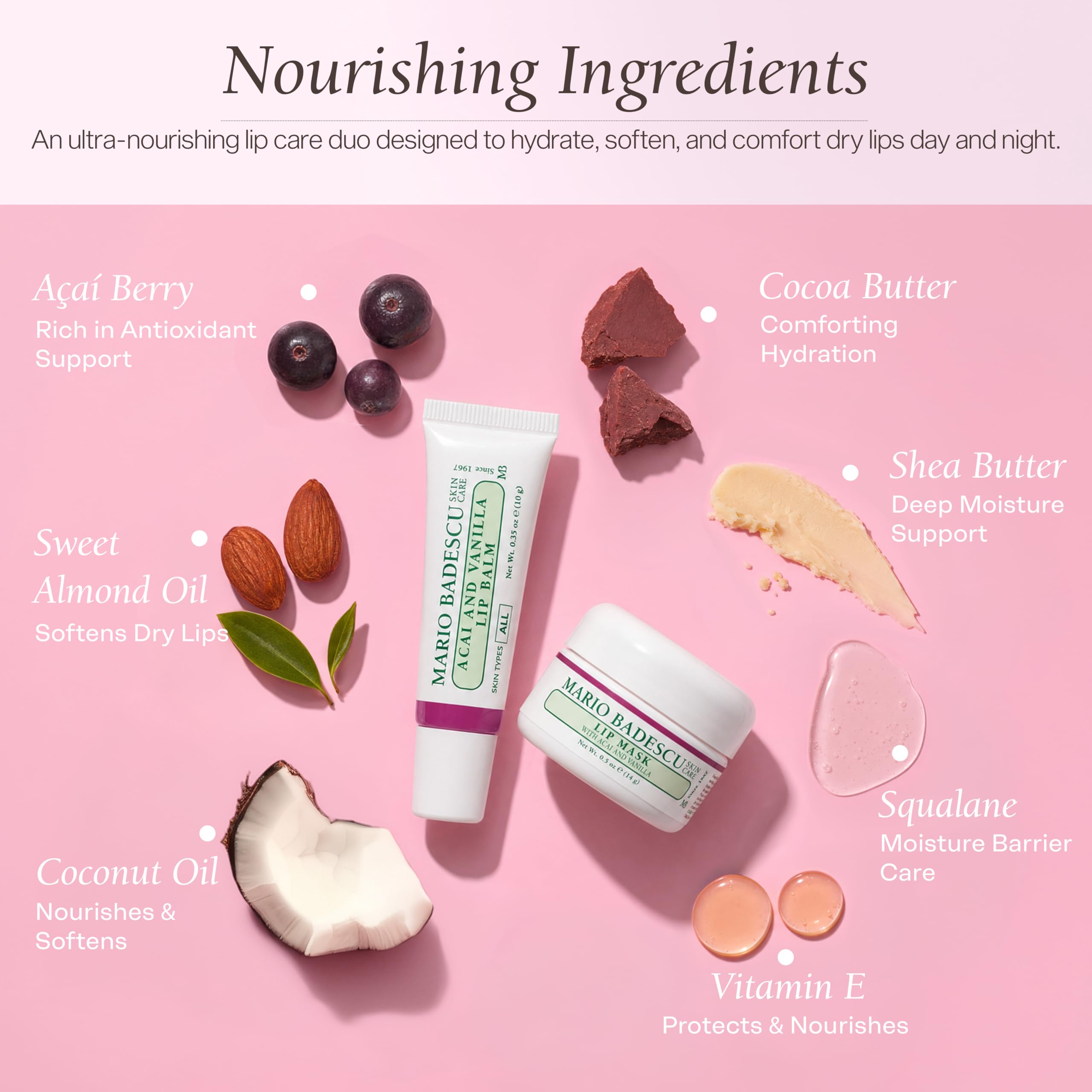 Mario Badescu Acai & Vanilla overnight mask open jar showing rich formula