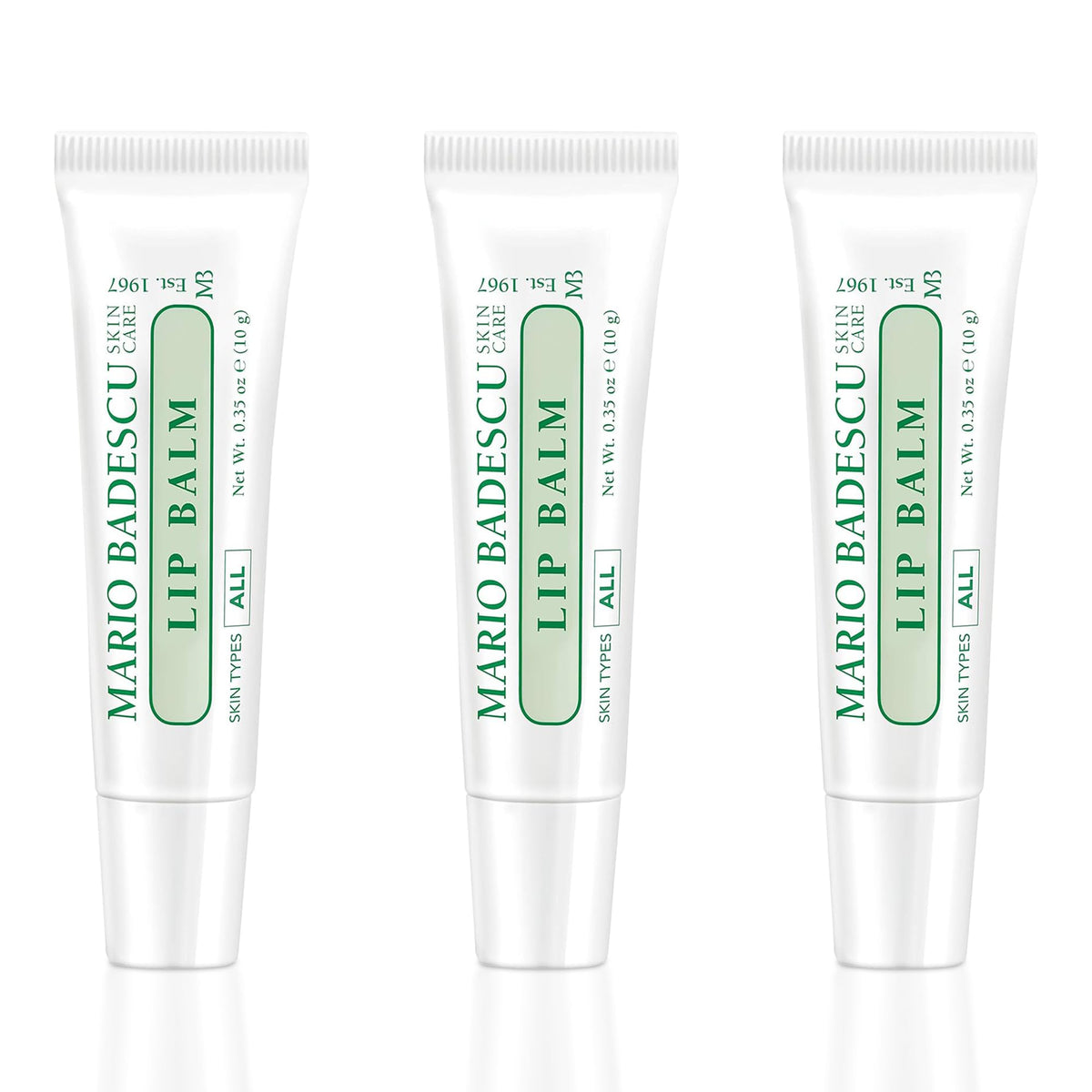 Mario Badescu front tube showing packaging and easy-squeeze design for portability