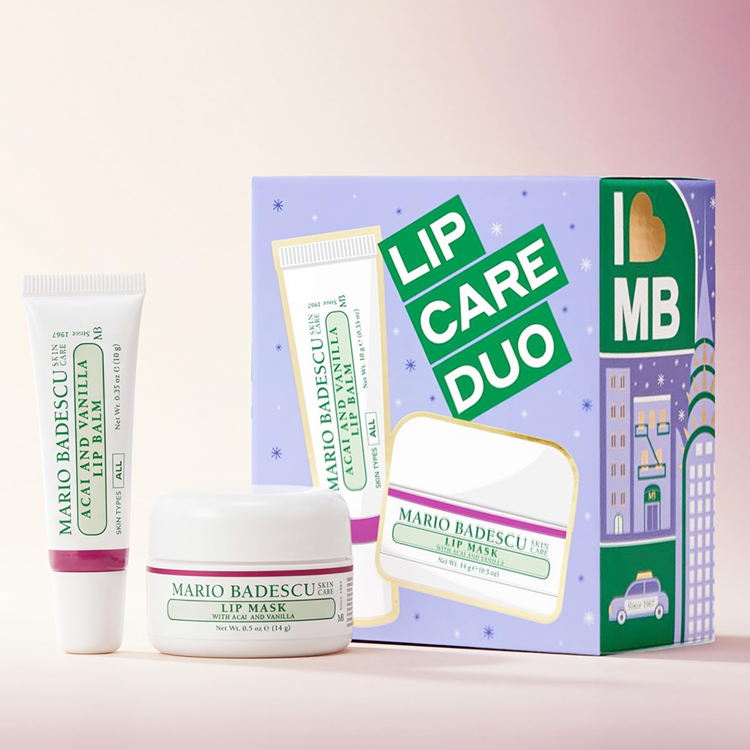 Mario Badescu gift-ready box with duo presented as a skincare present