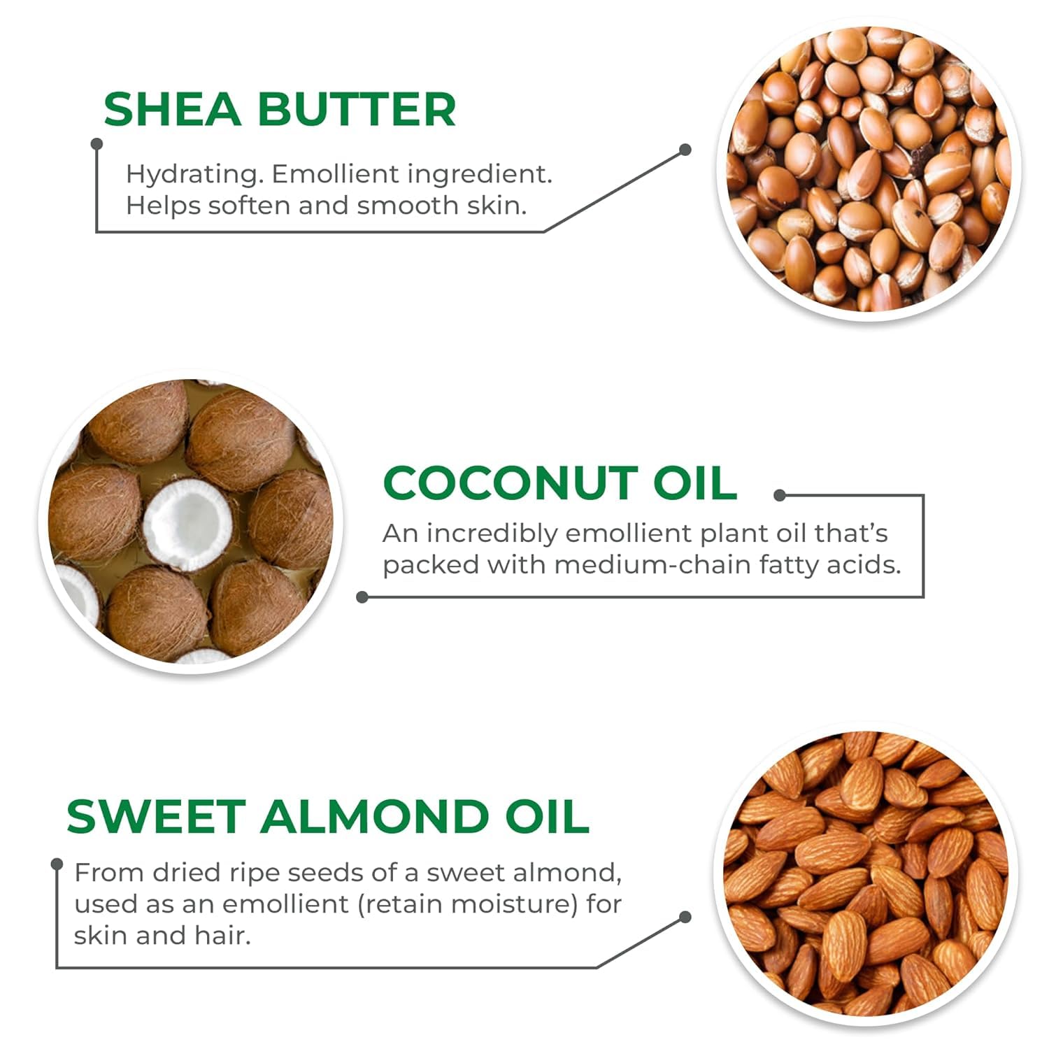 Mario Badescu label and ingredient list focused on coconut oil, shea and vitamin E benefits