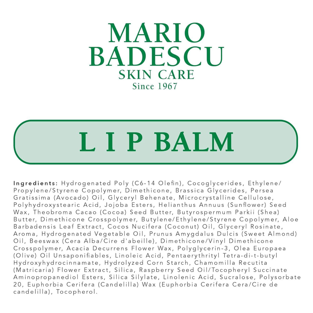 Mario Badescu bedside jar setup suggesting overnight use as a nourishing lip mask