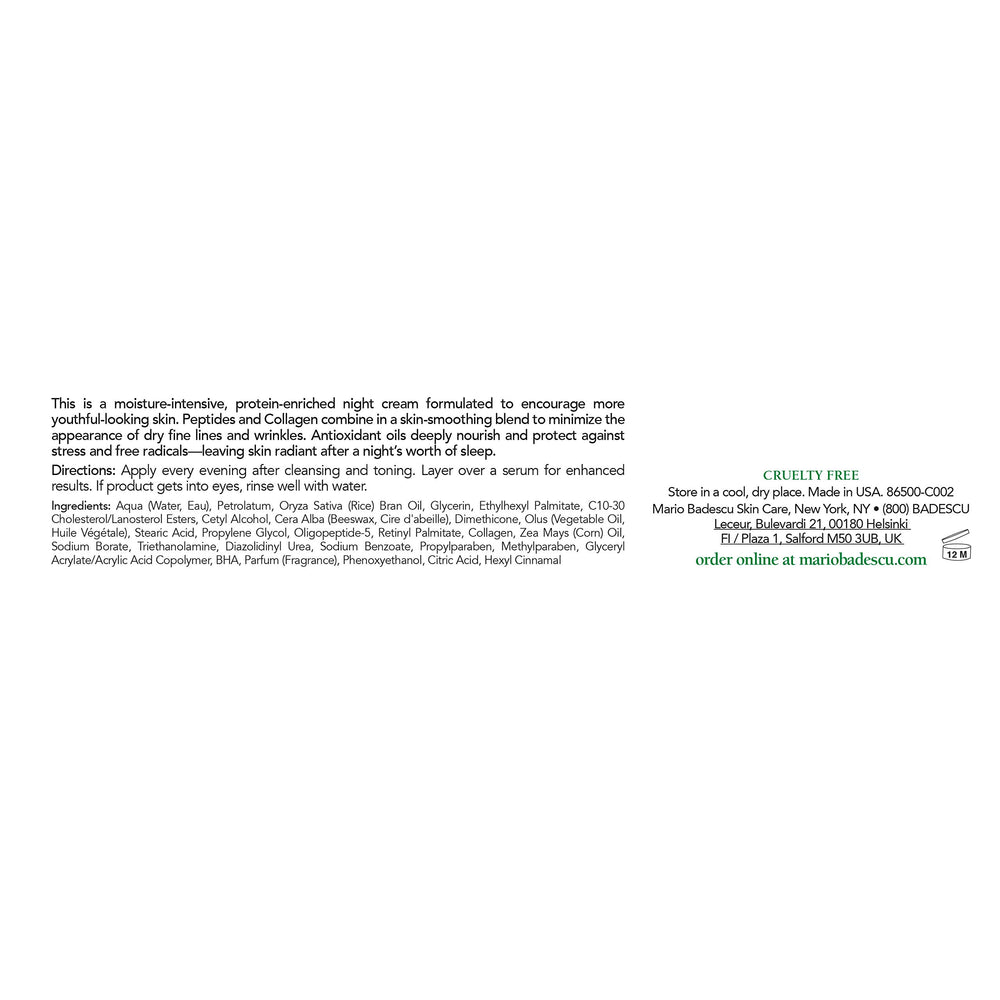 Mario Badescu cream texture close-up highlighting rich emollients