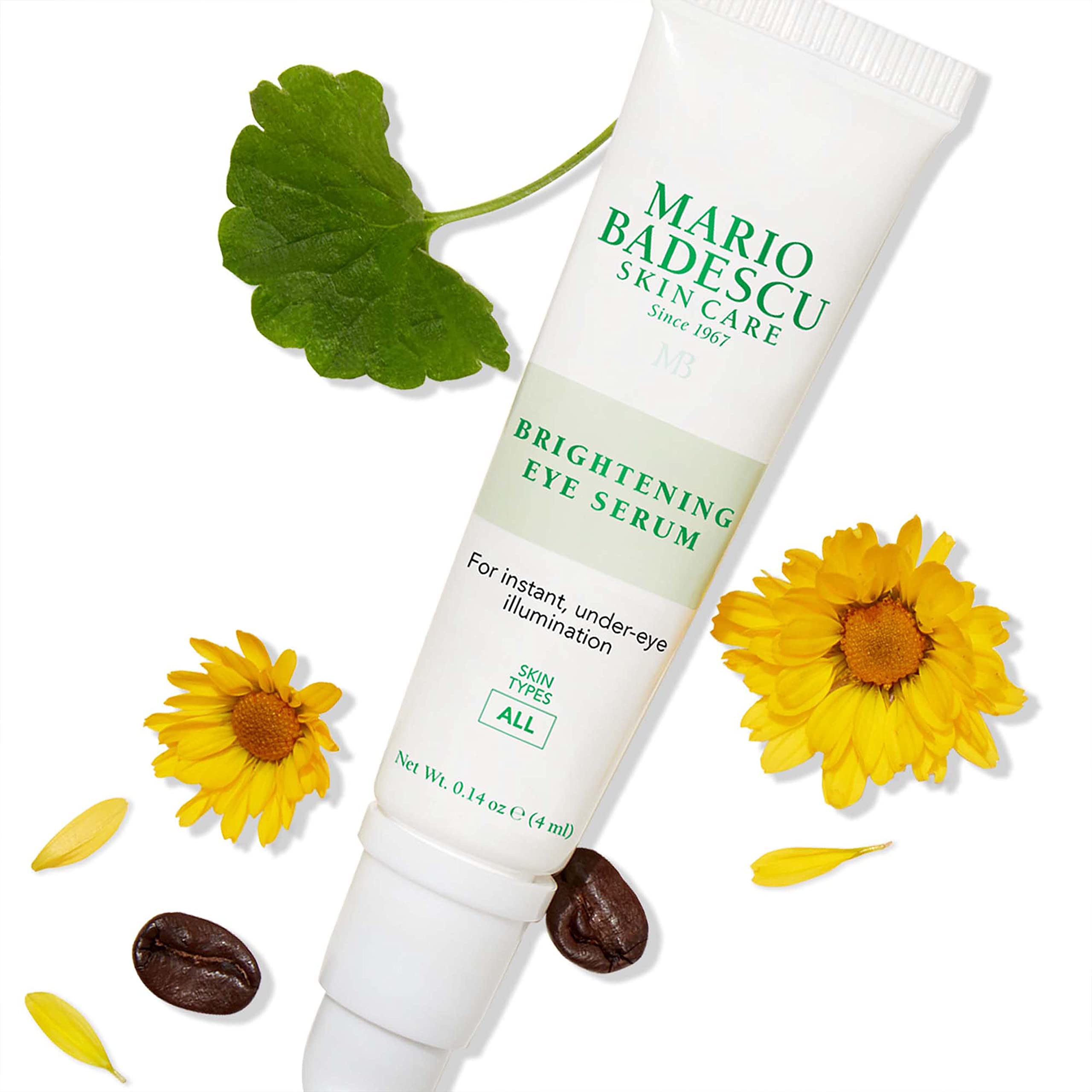 Mario Badescu bottle in hand showing compact 0.5 oz travel-friendly size