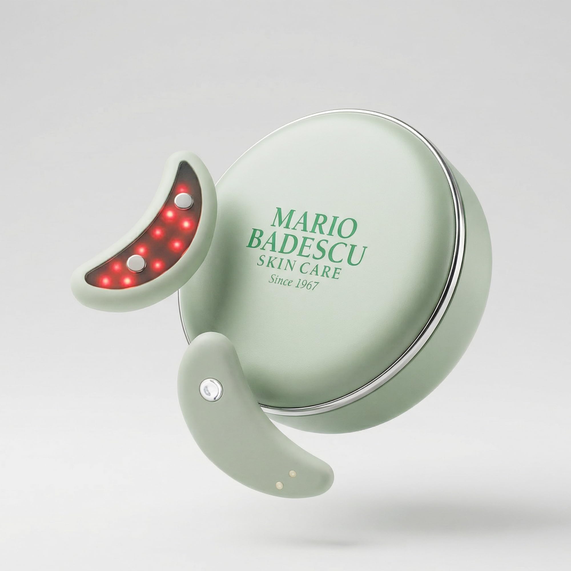 Mario Badescu travel pouch and accessories arranged for easy on-the-go care