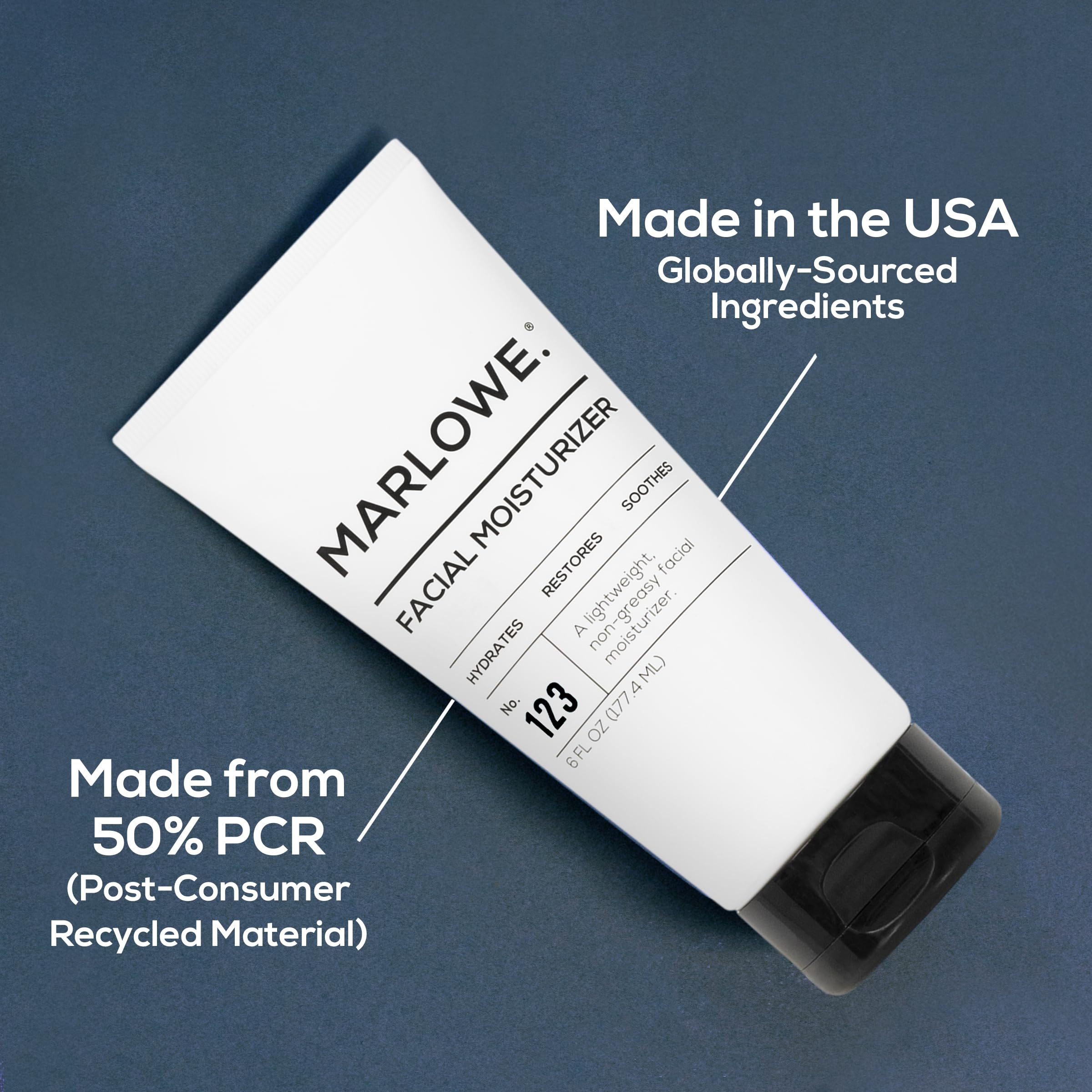 MARLOWE. on bathroom shelf indicating daily routine convenience