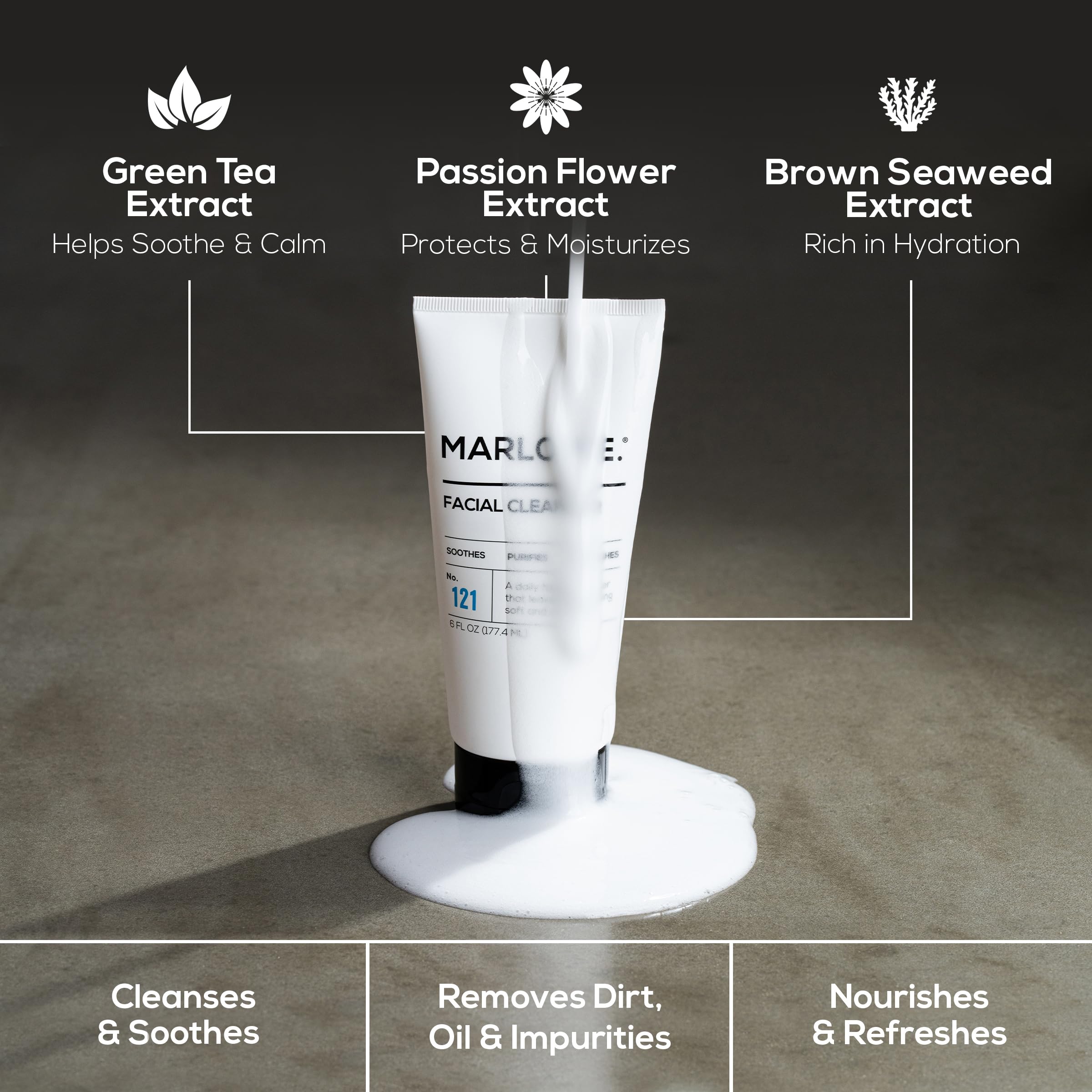 MARLOWE. tube on bathroom shelf conveying daily routine convenience