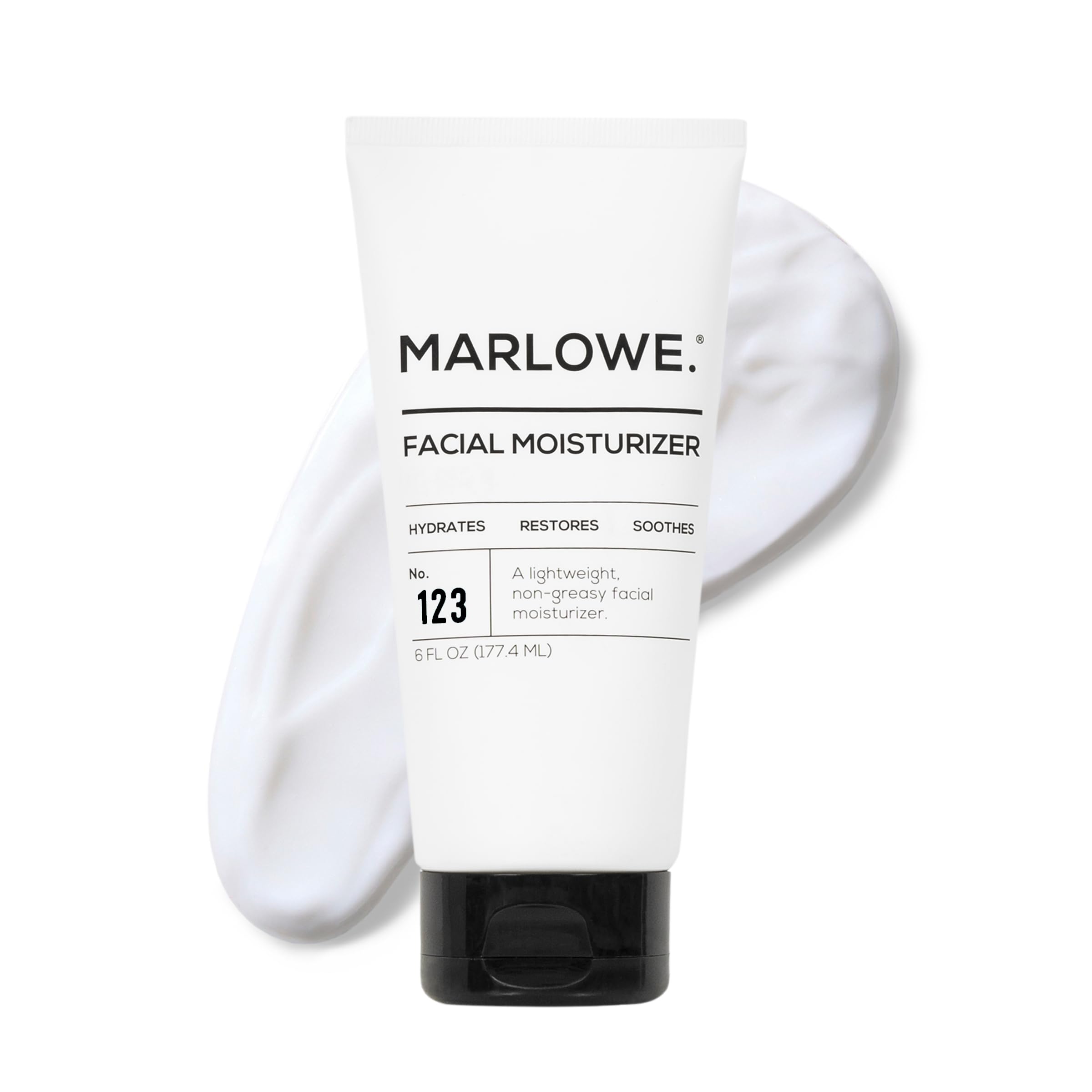 MARLOWE. front bottle showing clean packaging and easy dispense benefit
