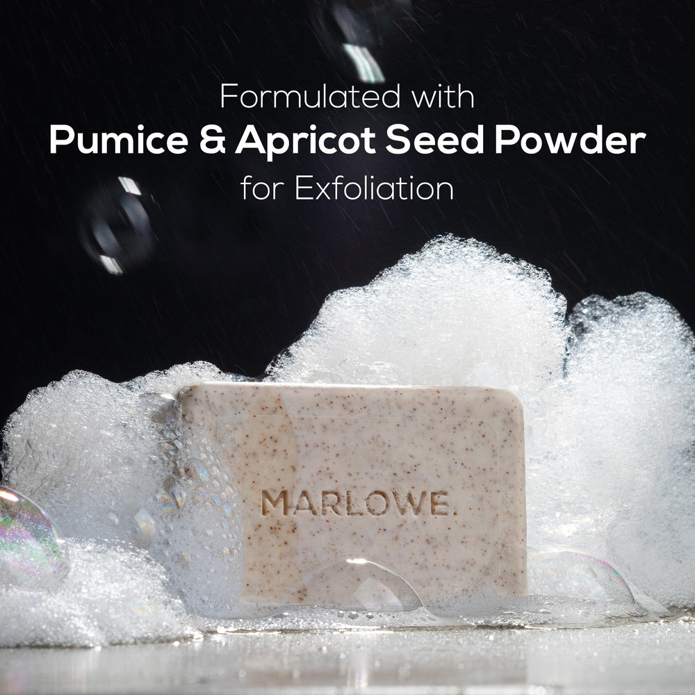 MARLOWE. bar creating creamy lather in hands for deep-cleaning benefit