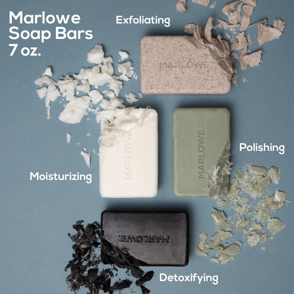 MARLOWE. neroli bar displayed in a bathroom suggesting elevated grooming