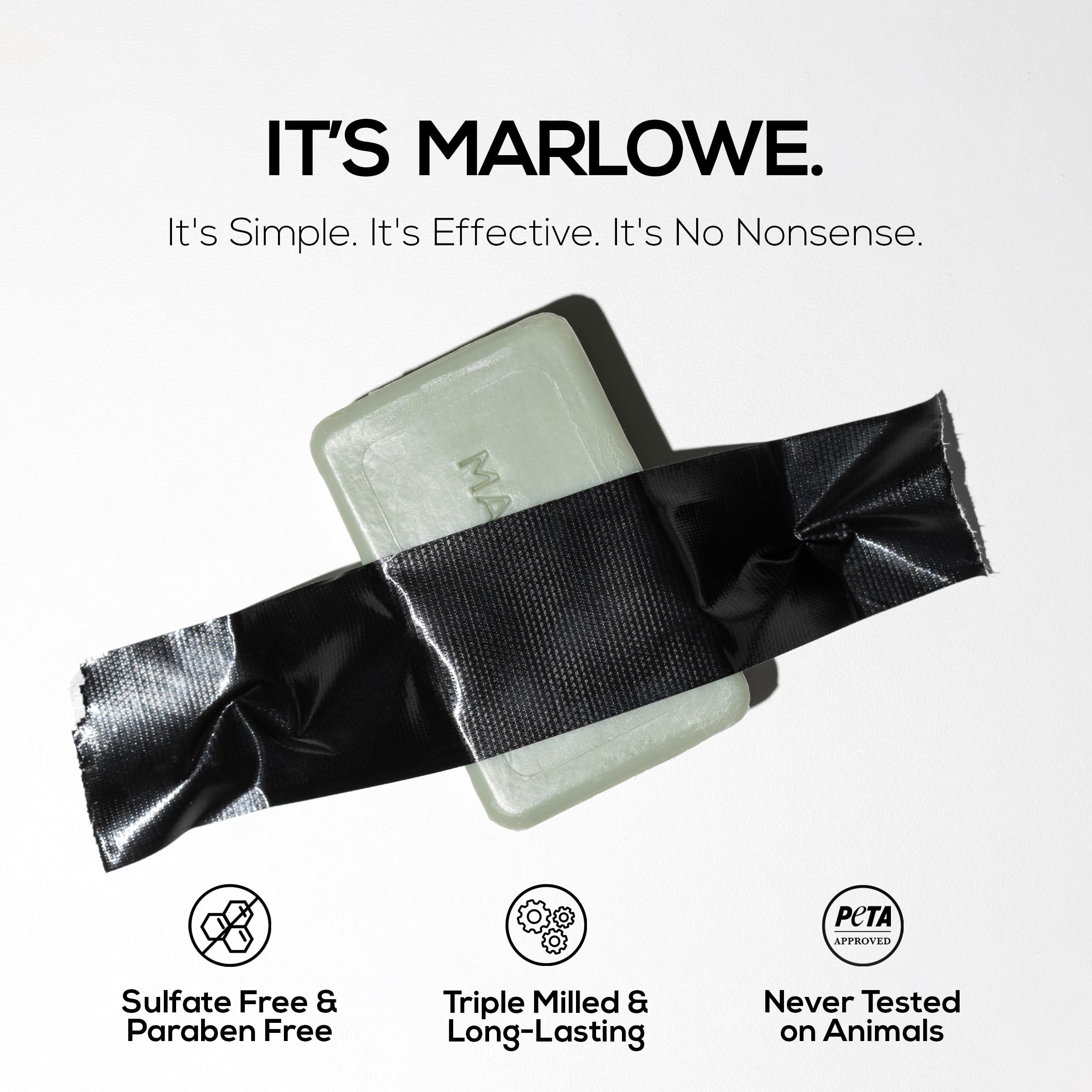 MARLOWE. flatlay of key ingredients showing avocado and willow bark benefits