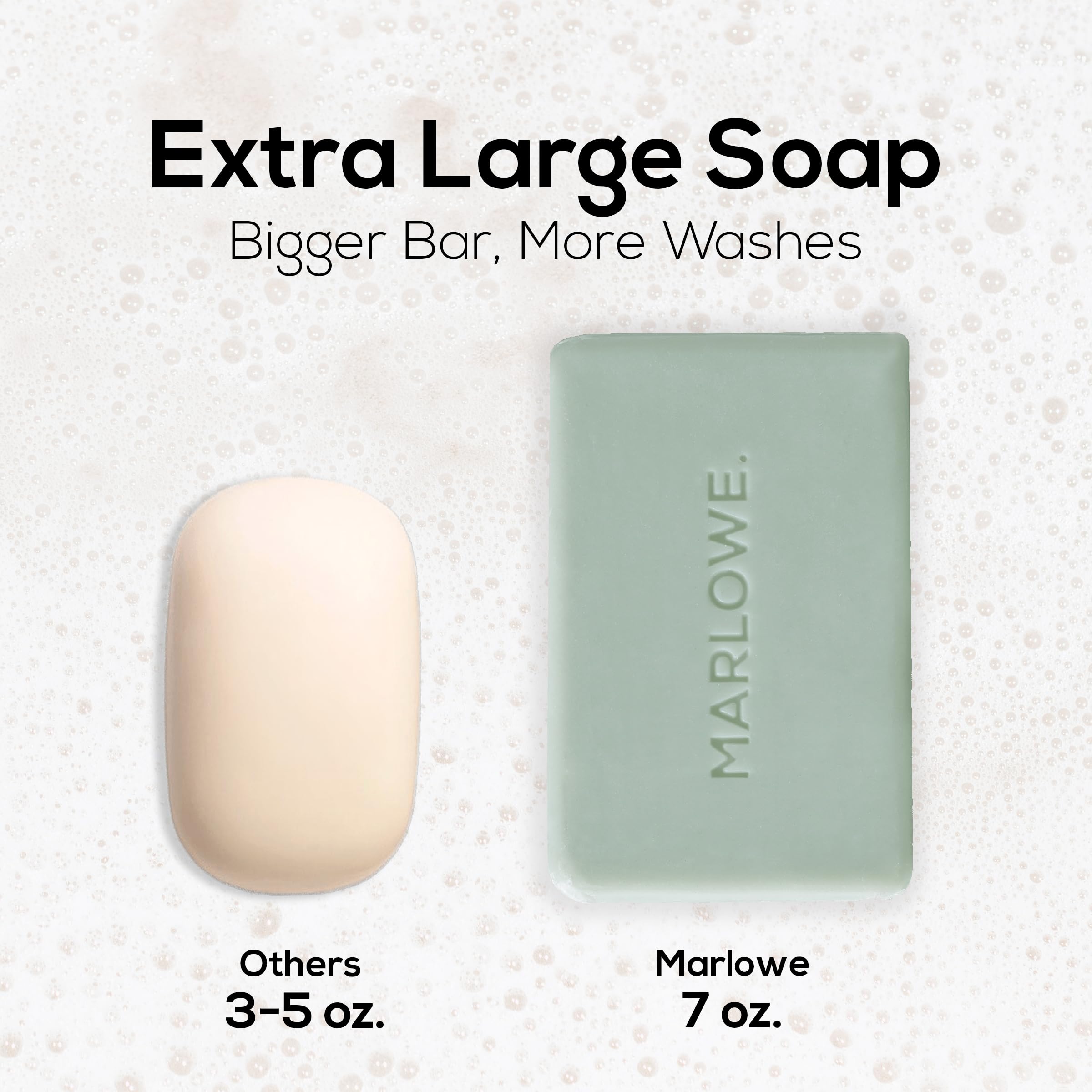 MARLOWE. three stacked bars illustrating multi-pack convenience and value