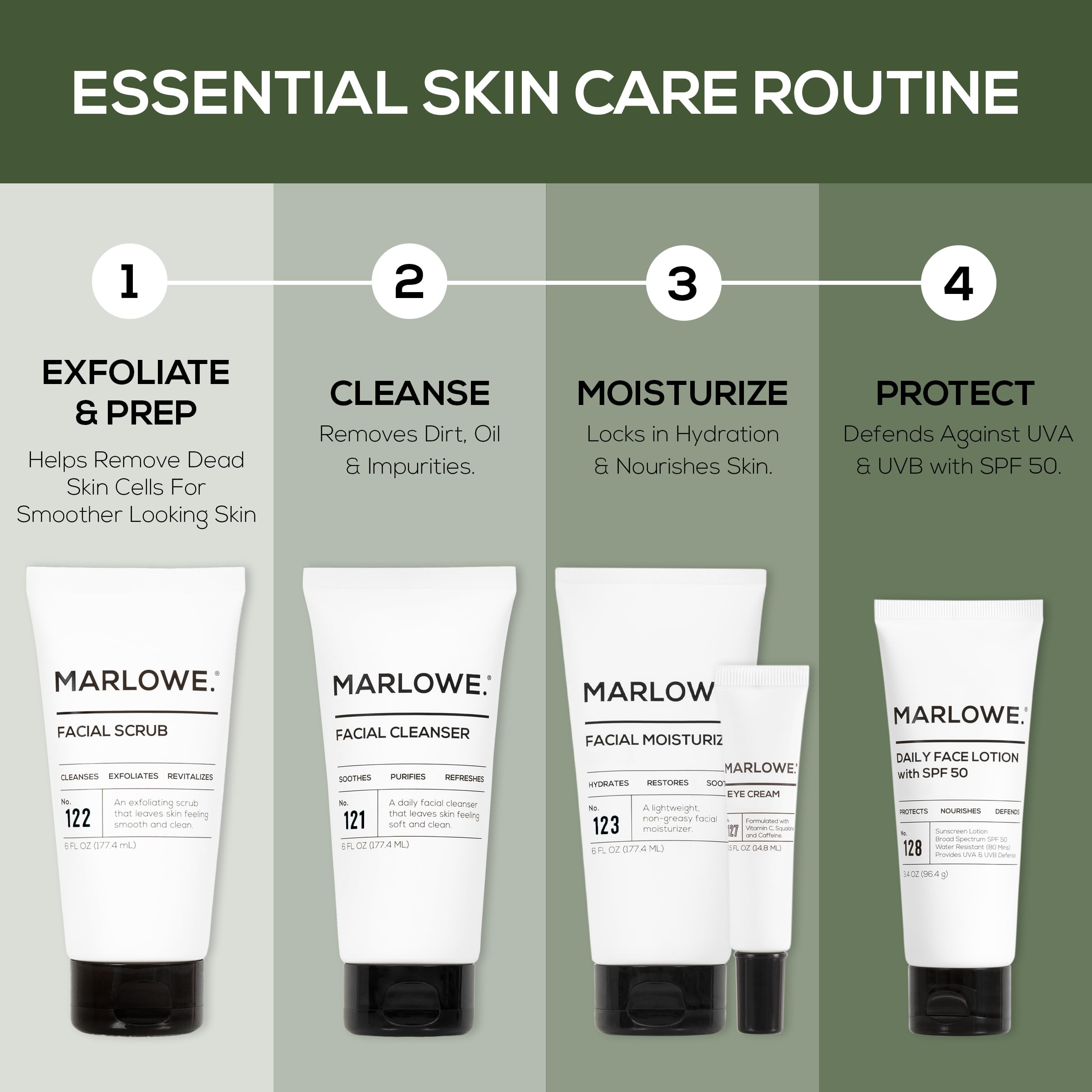 MARLOWE. apricot powder and pumice visual emphasizing natural exfoliating action