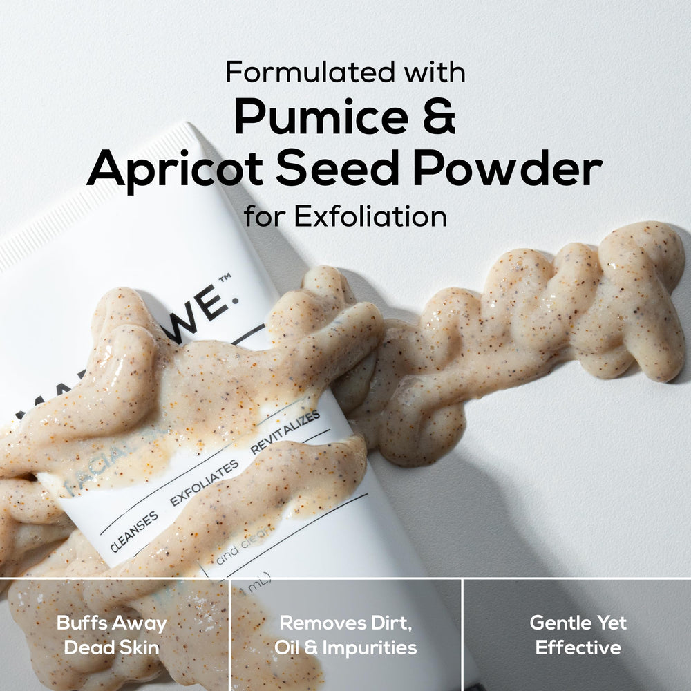 MARLOWE. dispensed scrub on palm showing correct usage and quantity